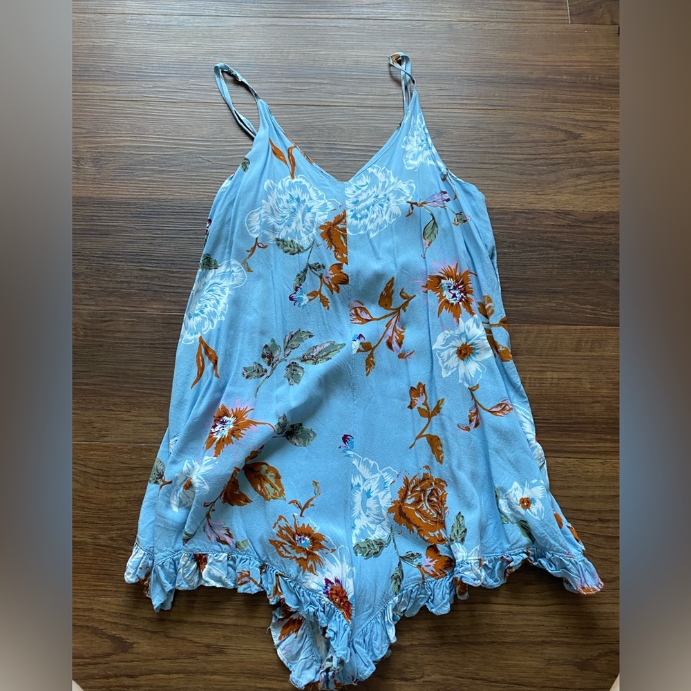 Blue romper